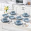 Piece Stoneware Dinnerware Set - Service for 4-117196162