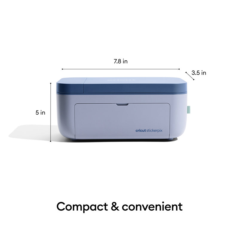 Ensemble d'autocollants essentiels Cricut StickerPix Print, bleu poudré