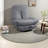 Ergonomic faux leather lounge chair-2125701485