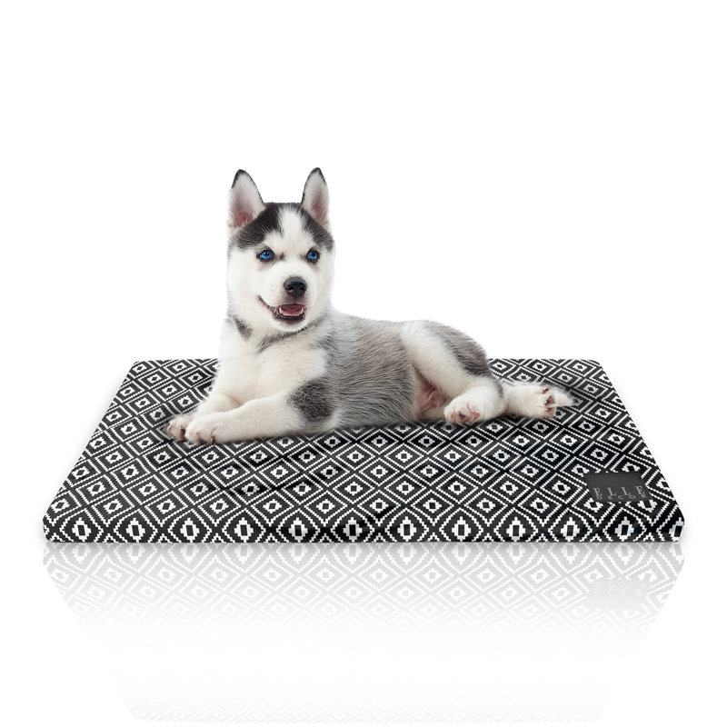 Elle Décor Elegant Design Pet Crate Mat, Stylish, Comfortable, And Durable Bedding For Dogs And Cats