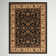 Tapis noir / ivoire Cokeley