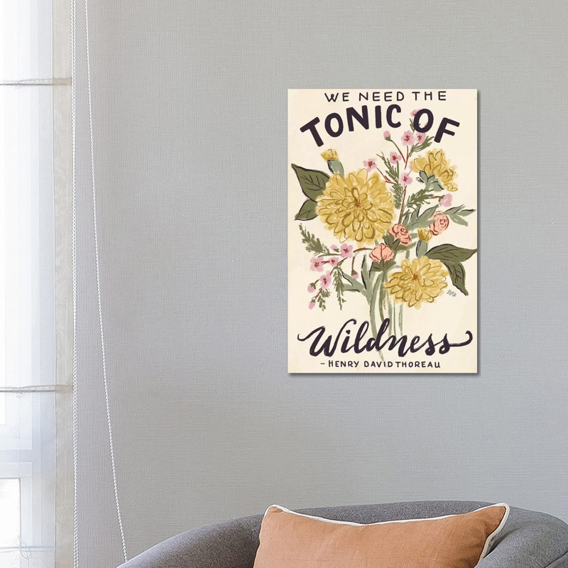 Tonic Of Wildness - Painting on Canvas, Wrapped Canvas, 66.04cm H x 45.72cm W x 3.81cm D