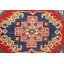 Tapis oriental géométrique Kazak noué à la main 3 x 5