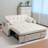 Sleeper Sofa Bed, 3-in-1 Velvet Pull Out Couch with Armrests, Storage Pockets and 2 Pillows, Adjustable Backrest, Sofa Bed Couch for Living Room, Bedroom Variable bed