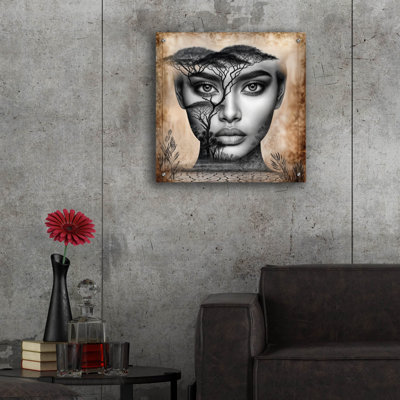  Art mural en verre 24 "x 24"