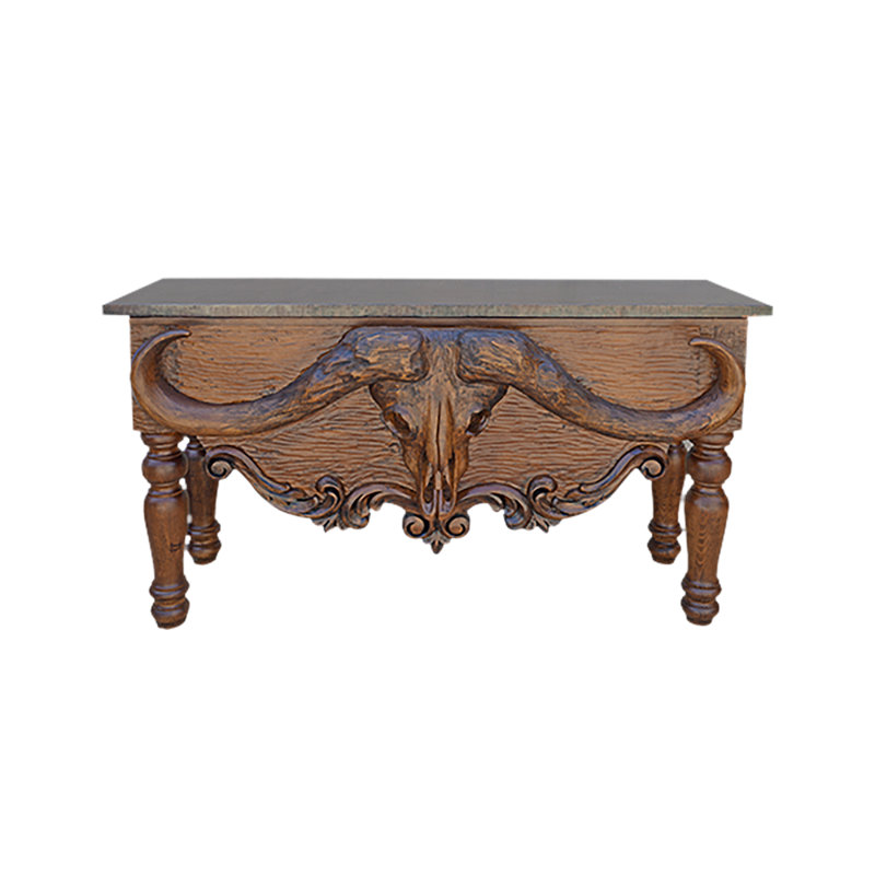 Console Buffalo Skull