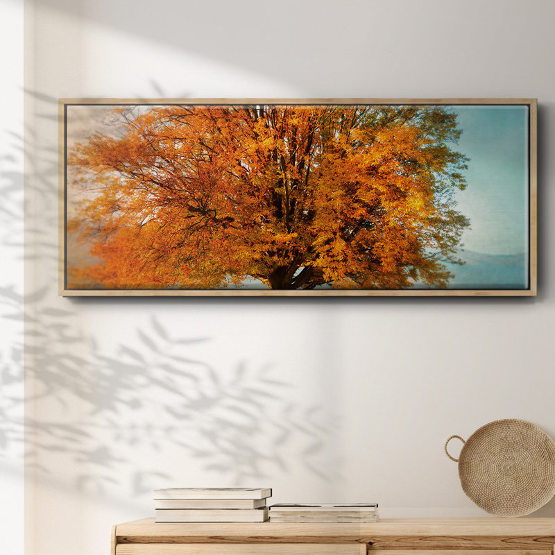 Autumn's Passion- Framed Canvas