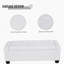 Banc rectangulaire, banc capitonné avec rangement