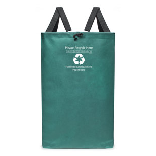 Sac de recyclage étiqueté avec poignées