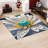 Large Abstract Non-Woven Soft-Printed Rug with Vibrant Multicolor Geometric Design for Modern Home Decor-114321086