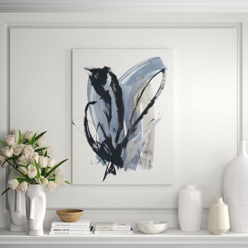 Tonton III Painting by Elle Youngstrom, Hand Embellishment, 32" H x 24" W x 1.5" D