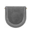 Fauteuil en chenille de métal gris Lia-1005190716