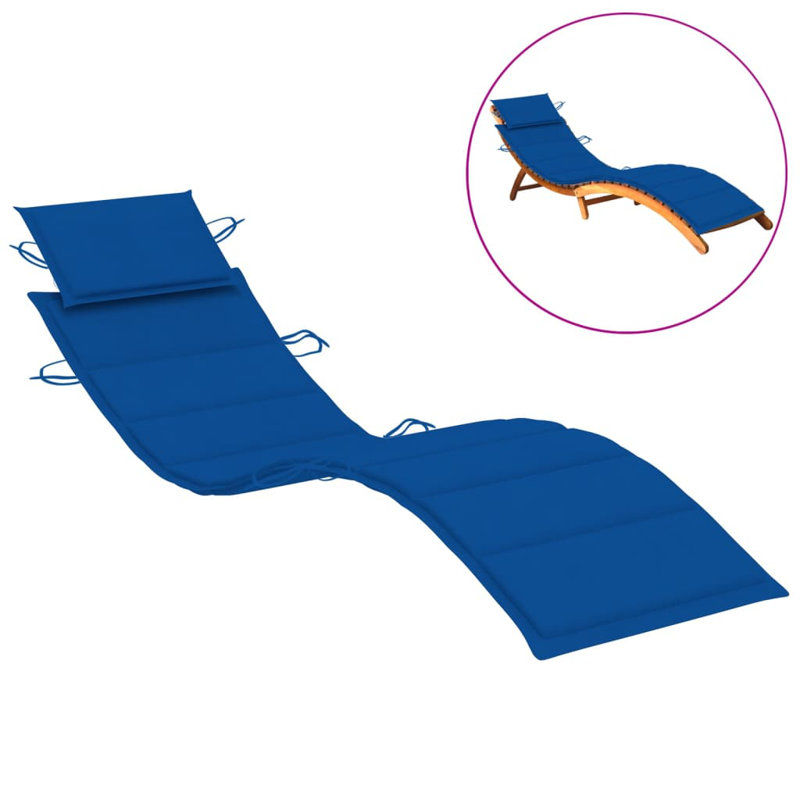 Coussin de siège / dossier d'extérieur, Bleu royal