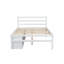 Lit plateforme en bois de taille avec tablettes de rangement amovibles, deux tiroirs de rangement intégrés pour plus de commodité,-997710326-997710331