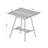 Square Teak Outdoor Bar Table