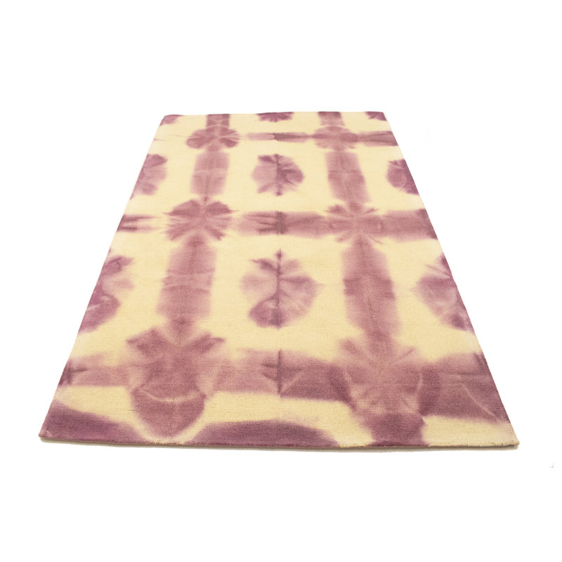 Tapis rectangulaire en laine touffeté à la main Rectangle Cassiana