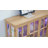 LED Curio Display Cabinet Antique Display Cabinet with Glass Doors Adjustable Shelves-1217867657