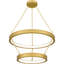 Amaryl Integrated LED Antique Brass Pendant Light