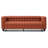 Latitude Run® Chic Vegan Leather, Cube-Tufted Sofa-1820623978