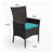 Hemraj 10-Piece Outdoor Dining Set Rattan Chairs With Cushions And Matching Glass-Top Tables-109707232