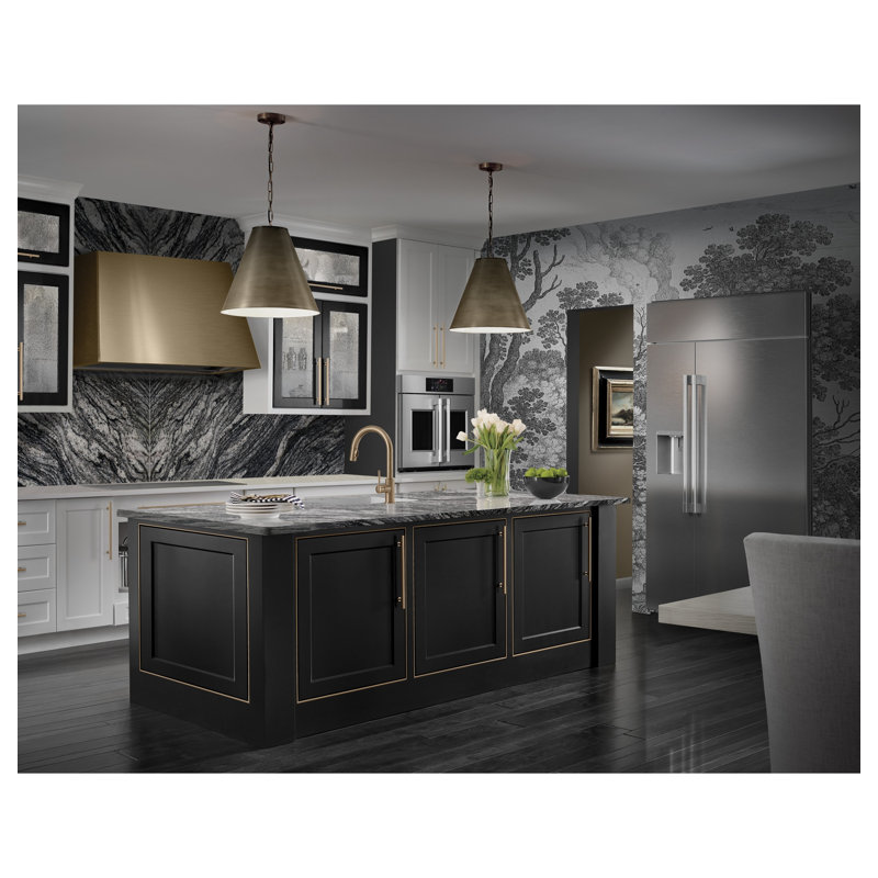 Monogram 48" Built-In Side-By-Side Refrigerator With Dispenser, Statement