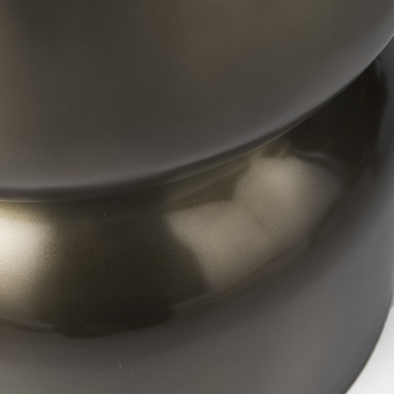 Iron Top End Table