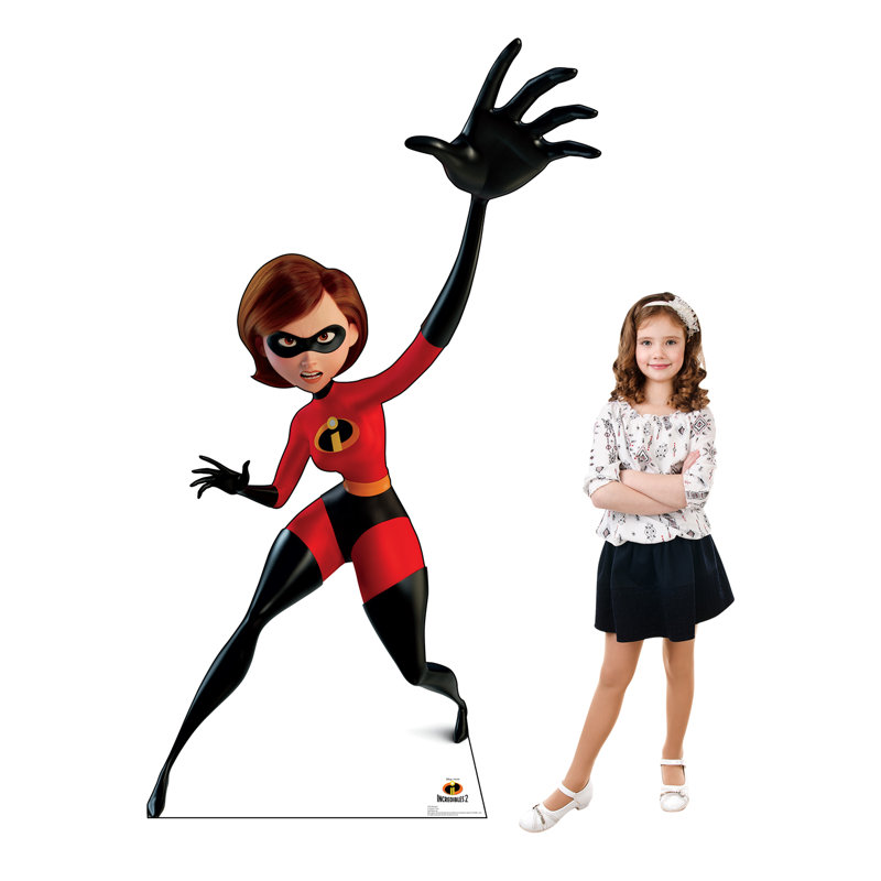 Elastigirl Life-Size Red and Black Cardboard Cutout