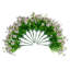 13 po Mini rosier artificiel résistant aux rayons UV (intérieur / extérieur) - ensemble de 12-100208421