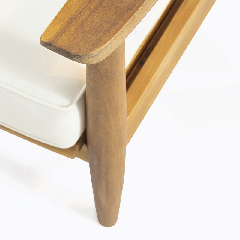 Causeuse + table basse, Beige