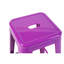 Tabourets de bar en métal sans dossier de hauteur de comptoir de 30 po Mauve de 4, non empilables, détachables, espace, assemblage, pour îlot de cuisine, bar, salle à manger - imperméable, nécessitant peu d'entretien,
