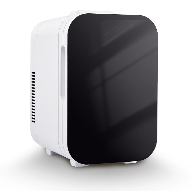 Symple Stuff 10 L Countertop Mini Fridge, Black/White