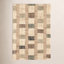 Mosaic Blue Hand-Woven Geometric Jute Rug