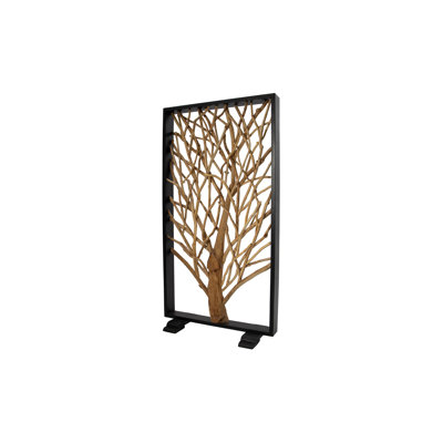 Teak Wood Branch Abstract Floor Stand