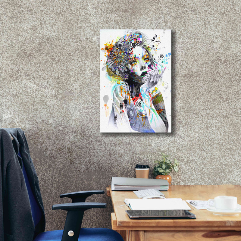 «Circulation» par MinJae, estampe numérique sur toile, L 18 po x H 26 po
