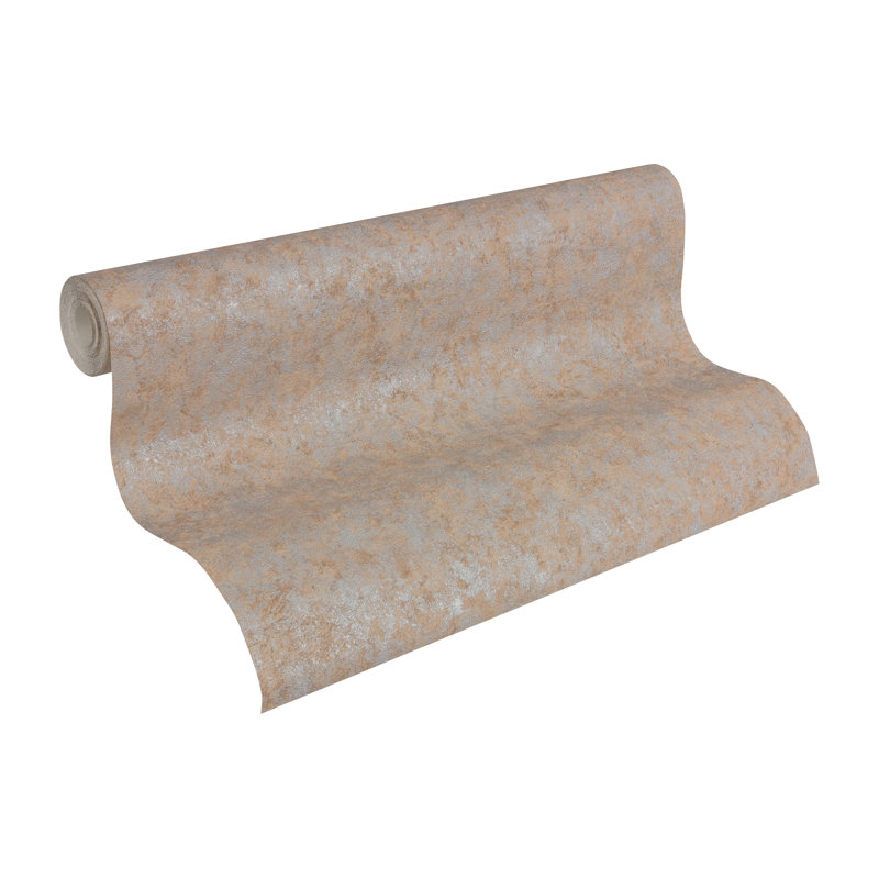Nobile 10.05m x 53cm 3D Embossed Wallpaper, Beige / Brown