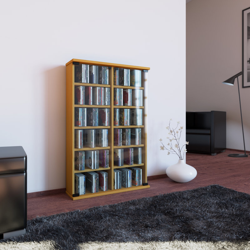 91.5cm H Media Cabinet, Beech