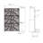 Kozyard Metal Privacy Screen Decorative Outdoor Divider with Stand Panels