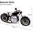 Motorcycle Desktop Clock