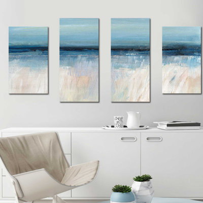 'On the Severn I' Acrylic Painting Print Multi-Piece Image on Canvas