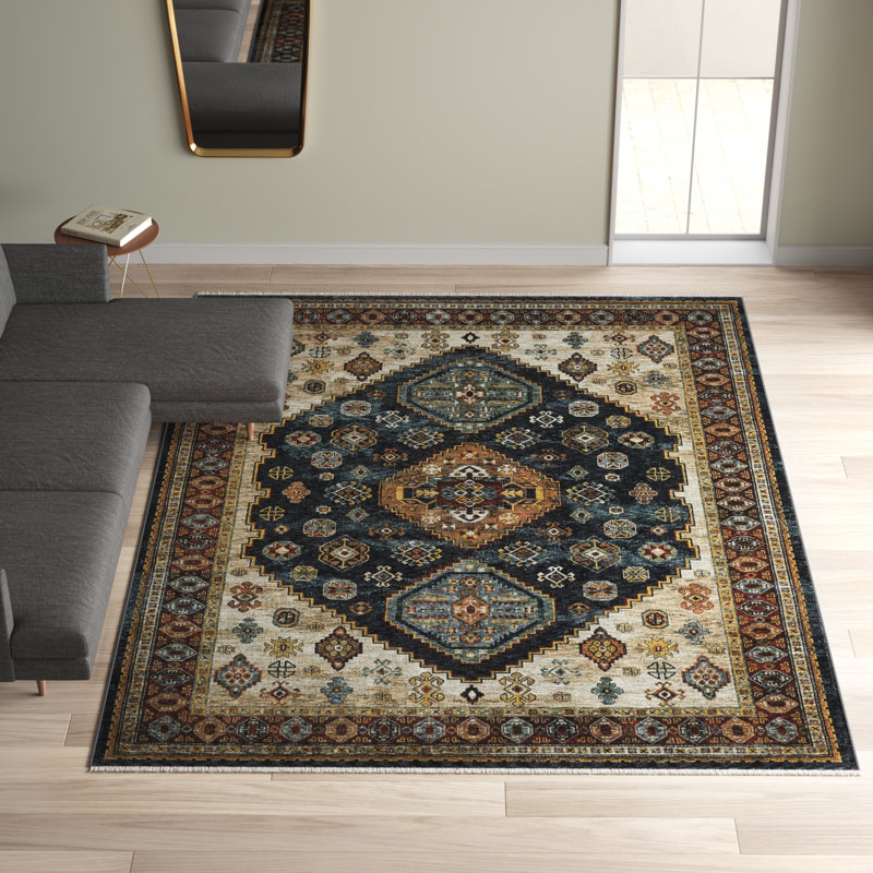 Hovis Oriental Indoor Rug, Rectangle 5'3" x 7'6"