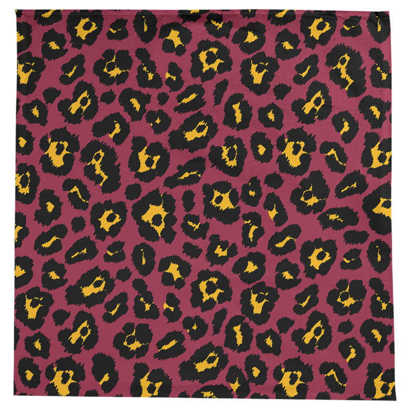 Nappe en mélange de coton à carreaux Luxury Luxury, 58 po x 58 po, Rouge / Noir / Jaune