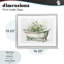 «Boho Tub with Daisies», reproduction encadrée sous verre encadrée-1534015395-1534015394