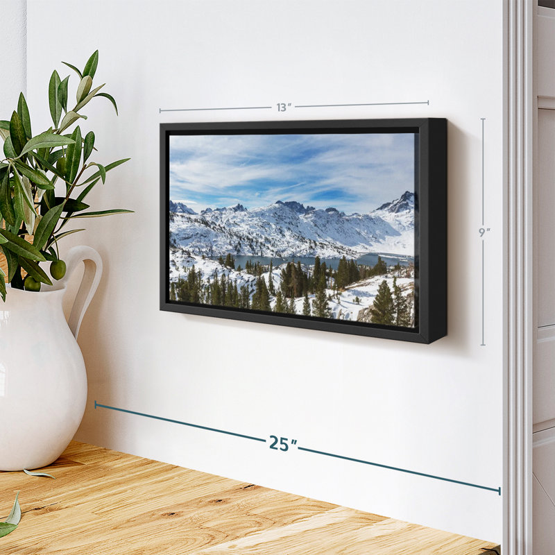 «Sierra Nevada Mountain Scene», reproduction sur toile, H 9 po x l 13 po