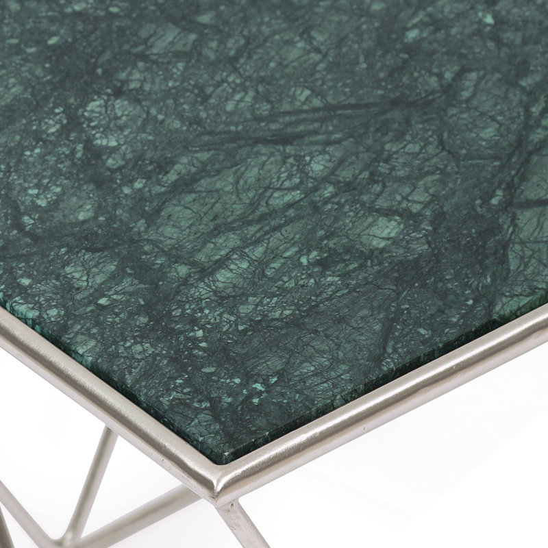 Rectangular Coffee Table with Marble Table Top