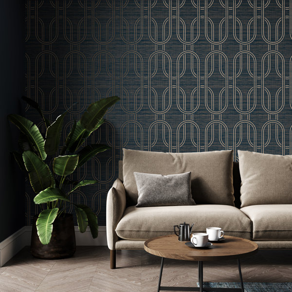 Graham & Brown Indulgent Geo Onyx Removable Wallpaper | Perigold