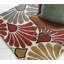 Tapis en laine à motif de pétales abstraits et modernes Landau-19940499