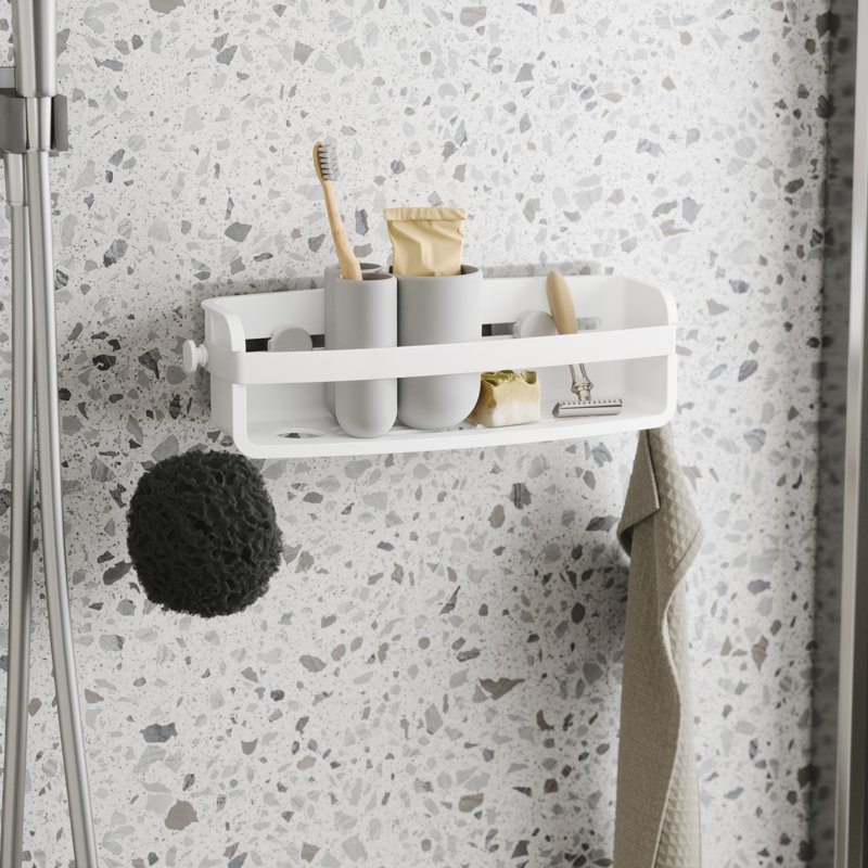 Panier de douche Flex, Blanc