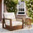 Donnie Acacia Outdoor Lounge Chair-1127662816