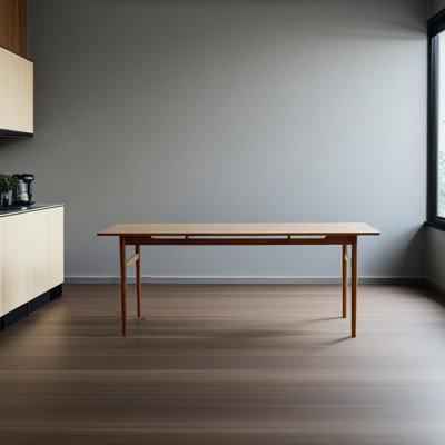 Traditional solid wood dining table