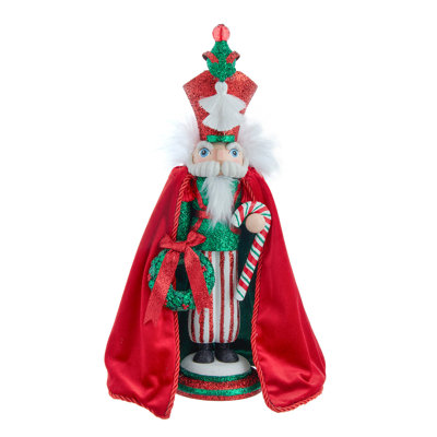 16" Hollywood Nutcrackers Candy Cane Soldier Nutcracker